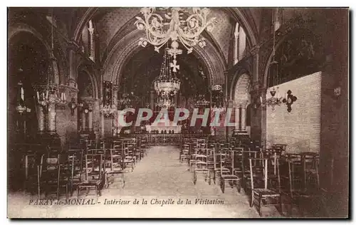 Cartes postales Paray le Monial Interieur de la Chapelle de la Visitation