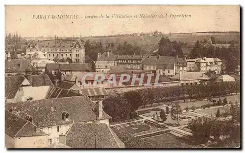 Cartes postales paray le Monial Jardin de la Visitation et Noisetier de l&#39Apparition