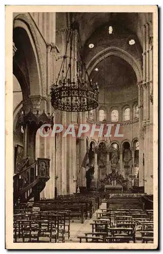 Ansichtskarte AK Paray le Monial Interieur de la basilique du Sacre Coeur