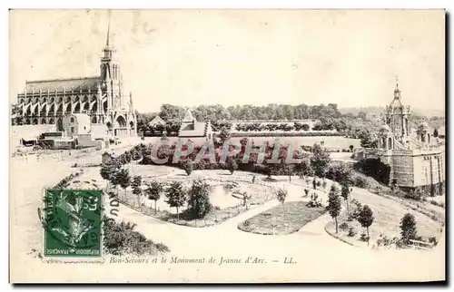 Cartes postales Bon Secours et le Monument de Jeanne d&#39Arc