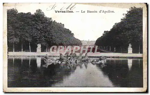 Cartes postales Versailles Le Bassin d'Apollon