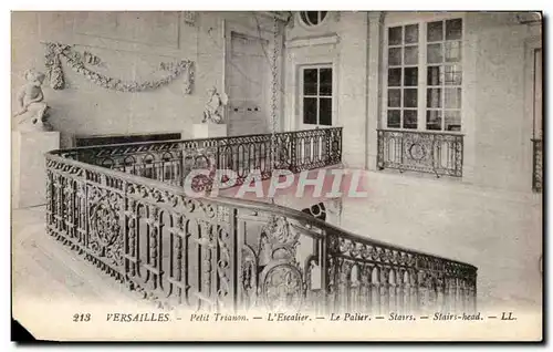 Cartes postales Versailles Petit Trianon L&#39Escalier Le Palier