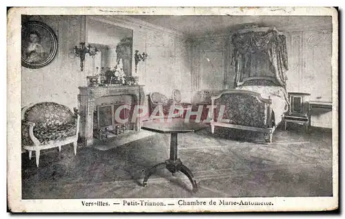 Cartes postales Versailles Petit Trianon Chambre de Marie Antoinette