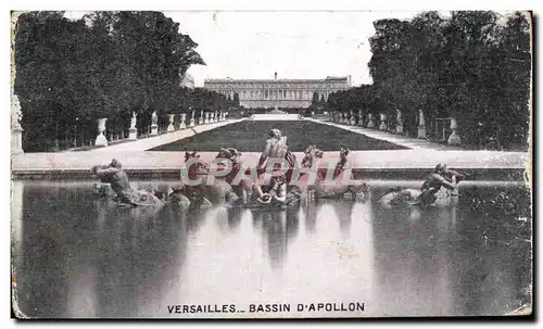 Cartes postales Versailles Bassin D'Apollon