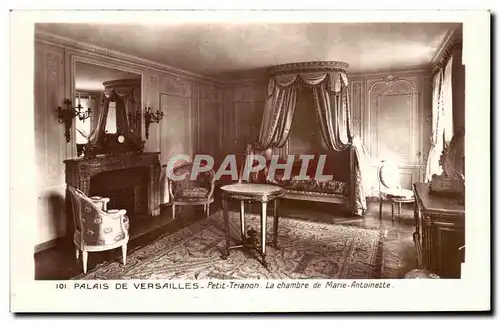 Cartes postales Palais De Versailles Petit Tranon La Chambre de Marie Antoinette