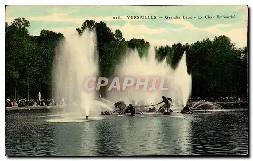 Ansichtskarte AK Versailles Grandes Eaux Le Char Embourbe