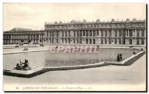 Ansichtskarte AK Jardins De Versailles Le Parterre d&#39Eau