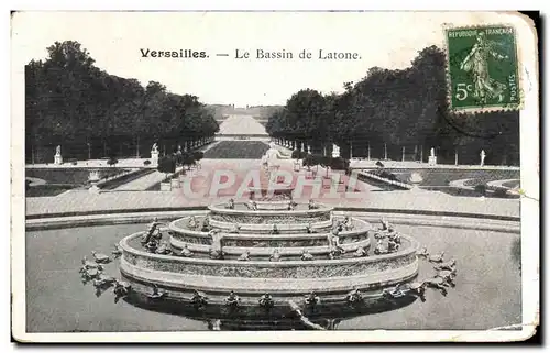 Cartes postales Versailles Le Bassin de Latone