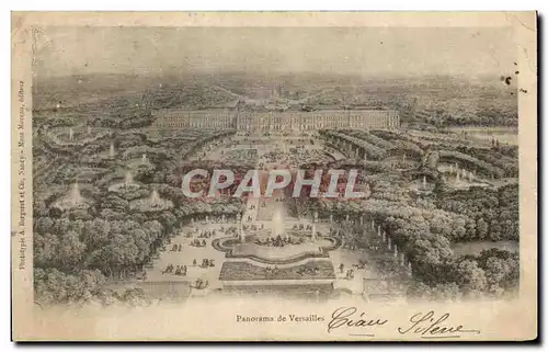 Cartes postales Panorama de Versailles