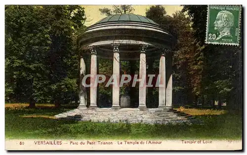 Cartes postales Versailles Parc Du Petit Trianon Le Temple de l&#39Amour