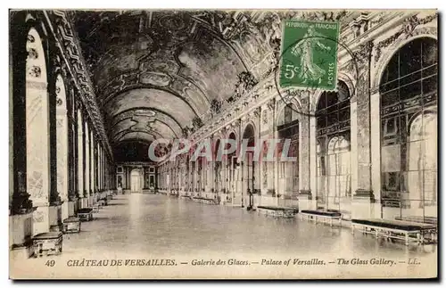 Cartes postales Chateau De Versailles Galerie des Glaces