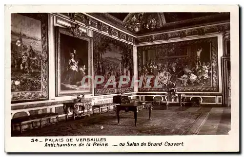 Cartes postales Palais De Versailles Antichambre de La Reine au salon Du Grand Couvert