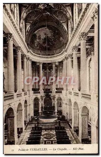 Cartes postales Palais de Versailles La Chapelle