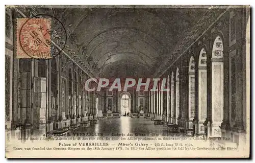 Cartes postales Palais De Versailles Galerie des Glaces