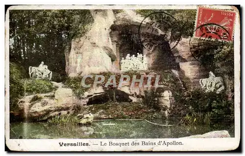 Cartes postales Versailles Le Bosquet des Bains d'Apollon