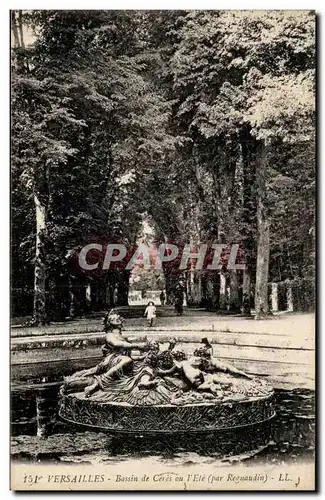 Ansichtskarte AK Versailles Bassin de Ceres ou L&#39Ete Regnaudin