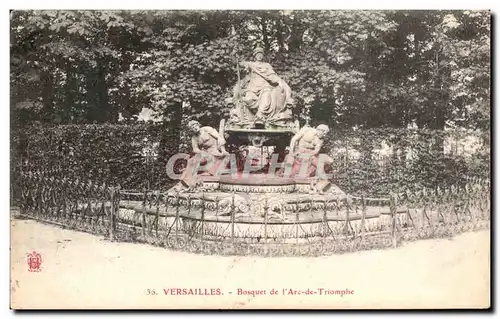 Cartes postales Versailles Bosquet de l&#39Arc de Triomphe