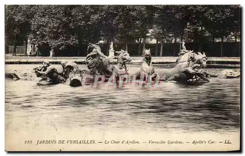 Ansichtskarte AK Jardins De Versailles Le Char d&#39Apollon