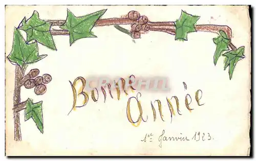 Cartes postales Fantaisie Bonne annee