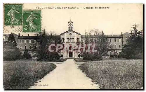 Ansichtskarte AK Villefrenche Sur Saone College de Mongre