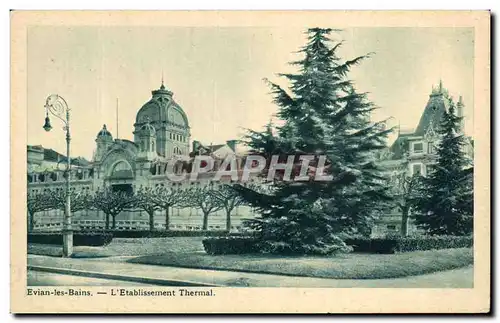 Cartes postales Evian les Bains L&#34Etablissement Thermal