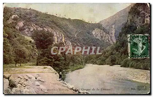 Cartes postales Environs D'Evian Les Gorges de la Dranse