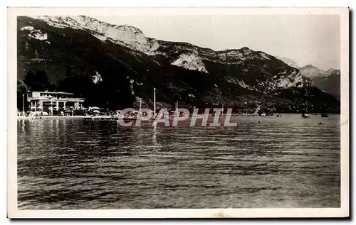 Ansichtskarte AK Annecy la Plage Et le Mont Veyrier