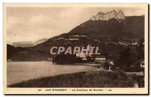 Cartes postales Lac D&#39Annecy Le Chateau De Duingt