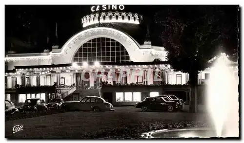 Ansichtskarte AK Evian Les Bains Le Casino Illumine