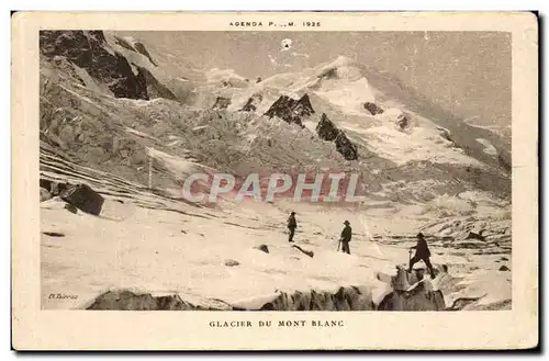 Cartes postales Glacier Du Mont Blanc