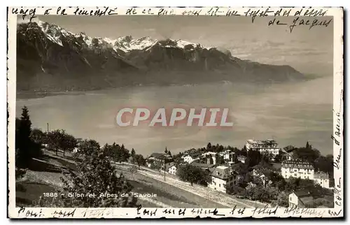 Cartes postales Glion et Alpes de Savoie