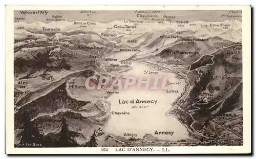 Cartes postales lac D&#39Annecy