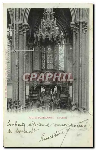 Cartes postales ND De Bonsecours La Chaire