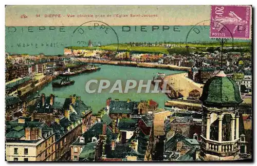 Cartes postales Dieppe Vue Generate Prise De L&#39eglise