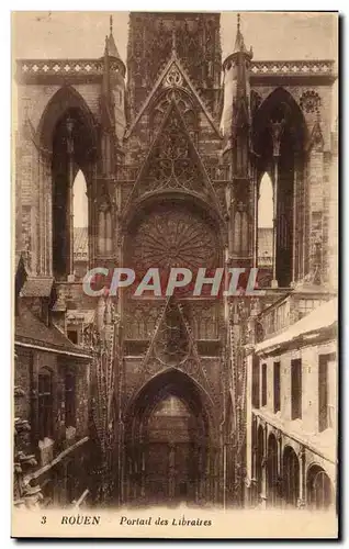 Cartes postales Rouen Portail Des Libraires