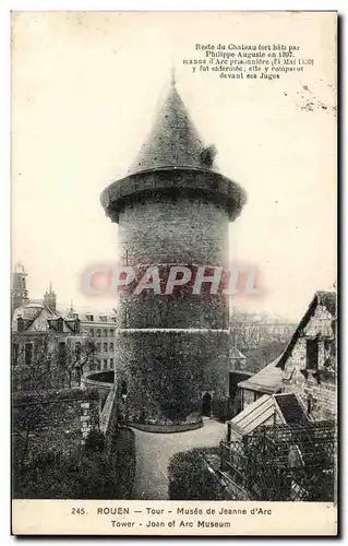 Cartes postales Rouen Tour Musee De Jeanne D&#39Arc