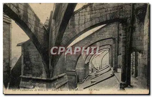 Cartes postales Cathedrate De Rouen Arcs Boutants De L&#39abside