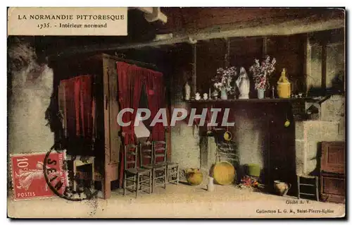 Cartes postales La Normandie Pittoresque Interieur Normand