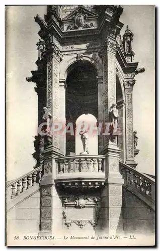 Ansichtskarte AK Bon Secours Le Monument de Jeanne d&#39arc