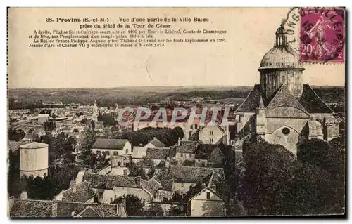 Cartes postales Provins Vue d&#39une Partie de la Ville Basse