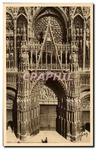 Cartes postales Rouen Detail de Portail