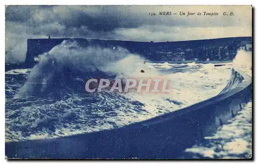 Cartes postales Mers Un Jour de Tempete