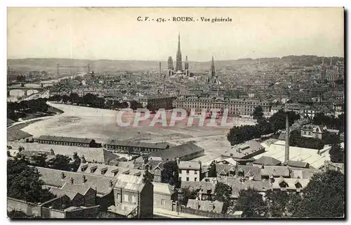 Cartes postales Rouen Vue Generale