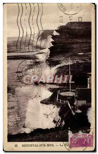 Cartes postales Berneval Sur Mer La falaise