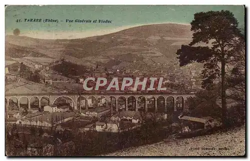 Cartes postales Tarare Vue Generale et Viaduc