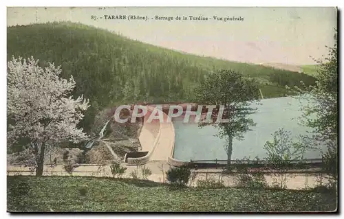 Cartes postales Tarare Barrage de la Turdine Vue generale