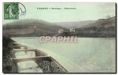 Cartes postales Tarare Barrage Deversoir