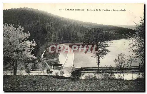 Ansichtskarte AK Tarare Barrage de la turdine Vue generale