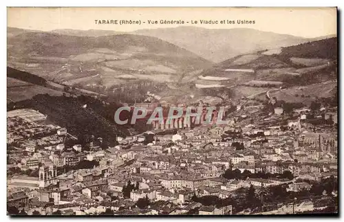 Cartes postales Tarare Vue Generale Le Viaduc et Les Usines