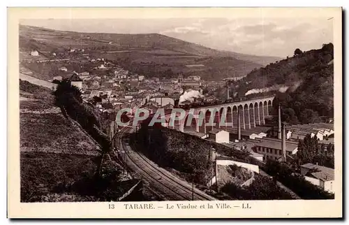 Ansichtskarte AK Tarare Le Viaduc et la Ville